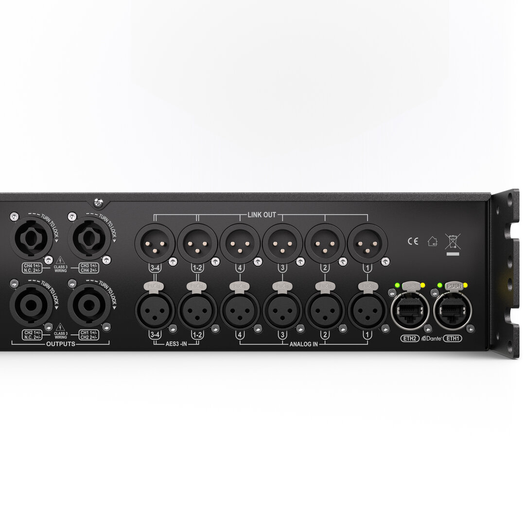 LD Systems ADA 8K4 4-Kanal Verstärker mit DSP & DANTE™