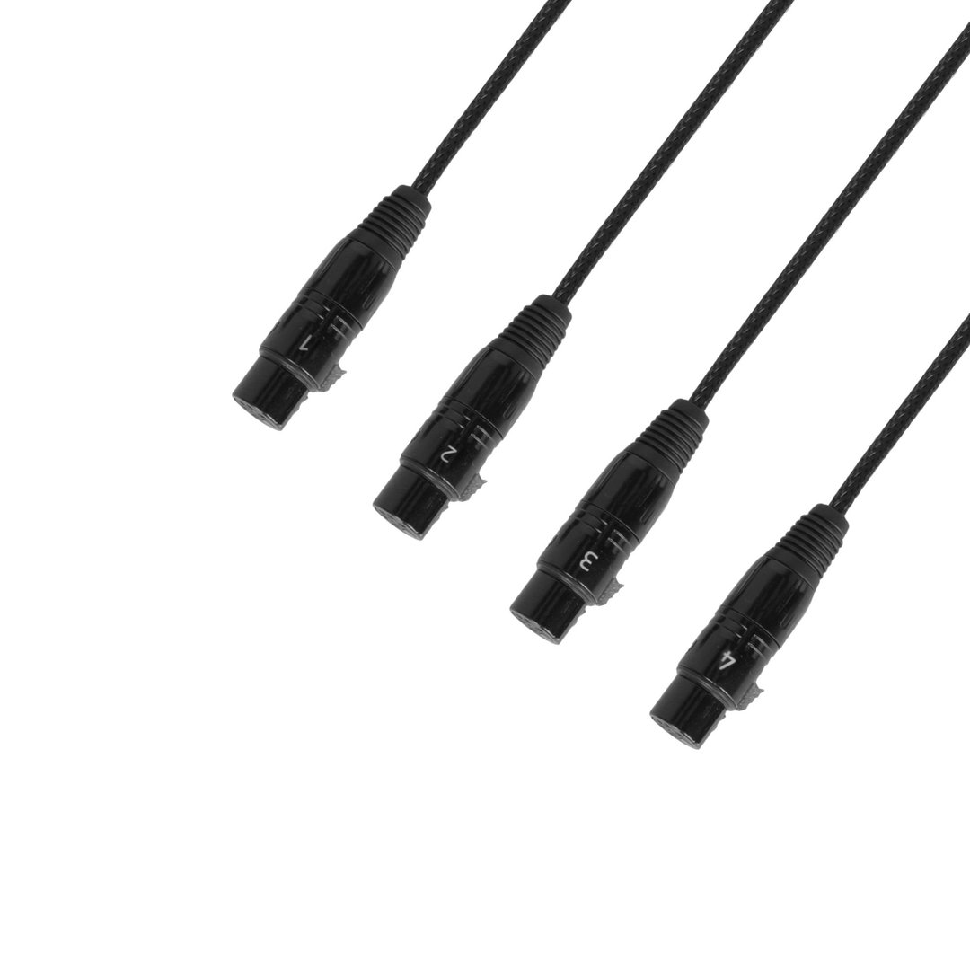 Adam Hall Cables 4 STAR CATBOX XF5 Audio & DMX Multicore | Adam Hall® 4 XLR 5-Pol Female x Cat.6a