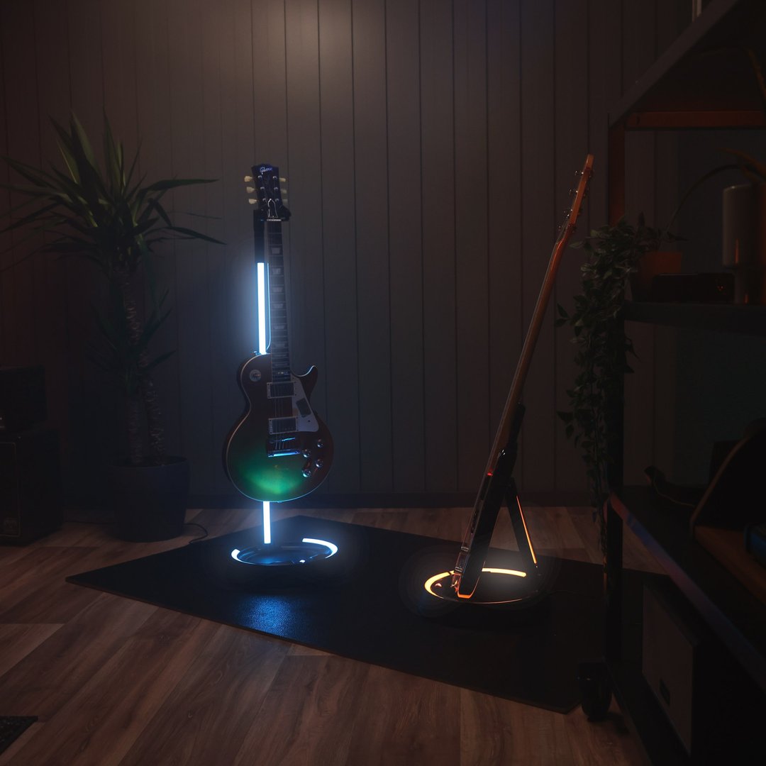 Gravity GS LS A 01 B Guitar GLOW STAND®, A-Form