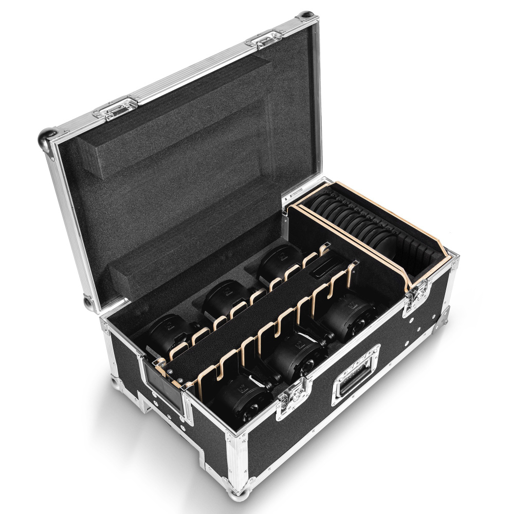 Cameo DROP B1 TOURING SET 2 6 x CLDROPB1 im Lade-Flightcase mit Netzteil