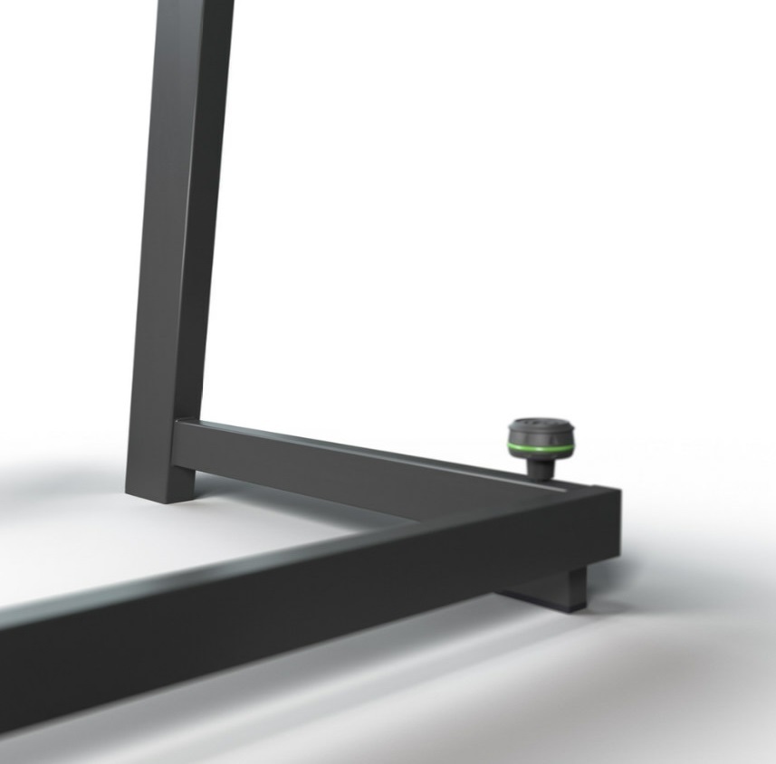 Gravity FDJT 01 DJ-Tisch mit Flexibler Lautsprecher und Laptop Ablage