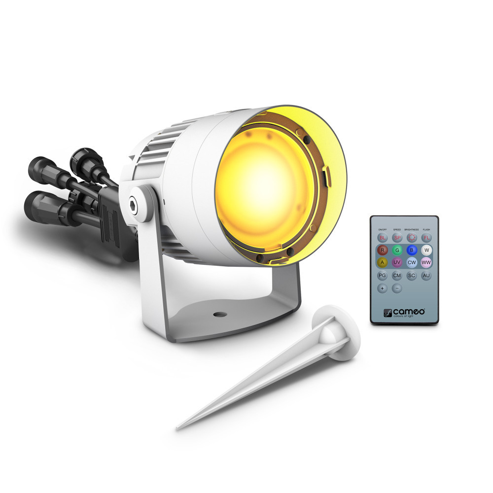 Cameo Q-SPOT 40i Kompakter IP65 Outdoor-Spot mit 40W RGBA-LED