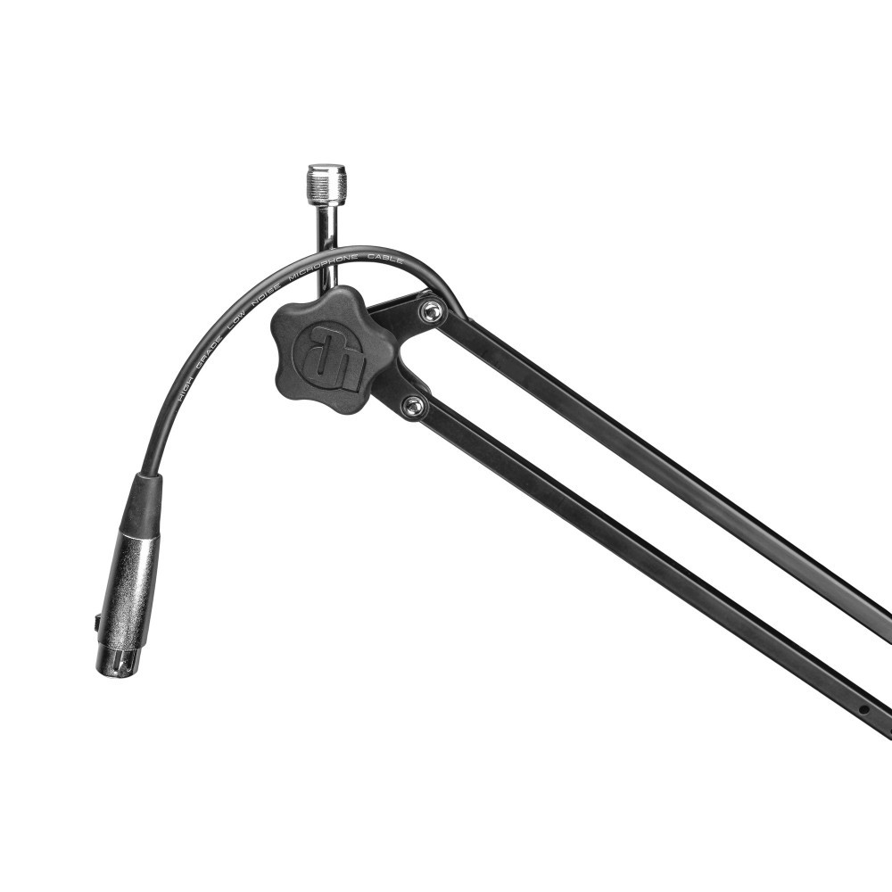 Adam Hall Stands S TBA 01 Tisch Mikrofonarm mit integriertem XLR-Kabel