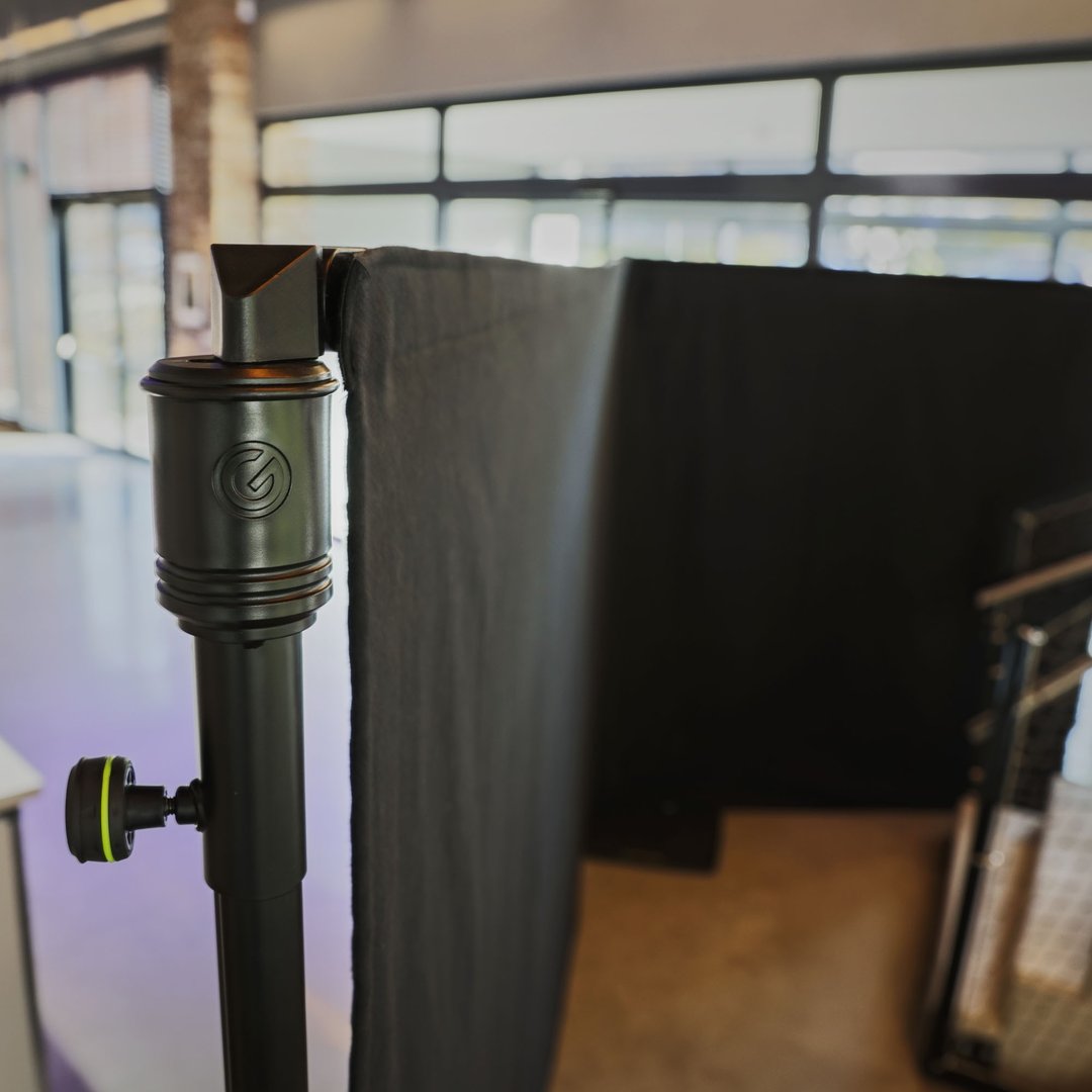 Gravity PAD T Teleskopstange horizontal für Pipe-and-Drape-Vorhangsystem