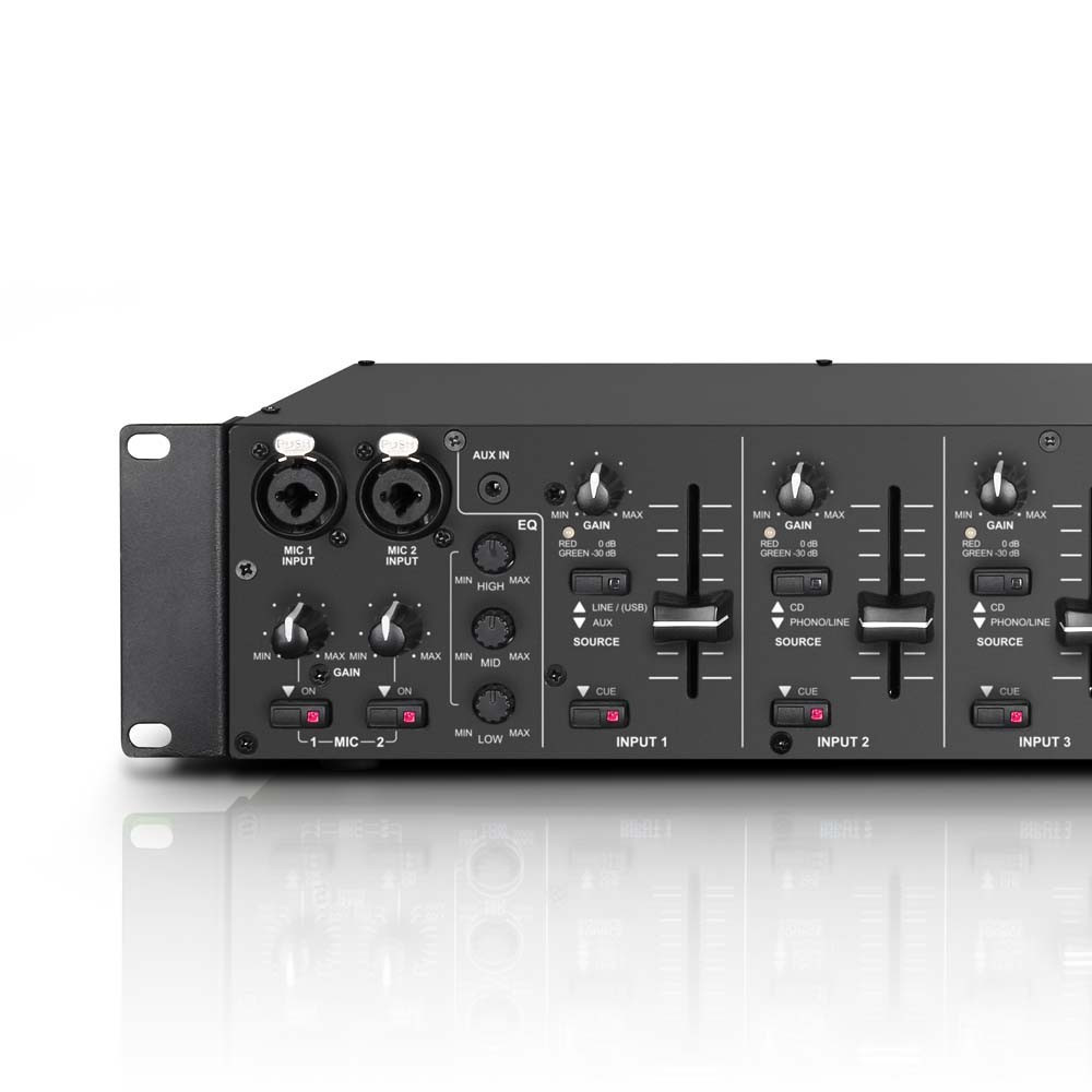 LD Systems ZONE 423 19" 2-Zonen Mixer 2HE