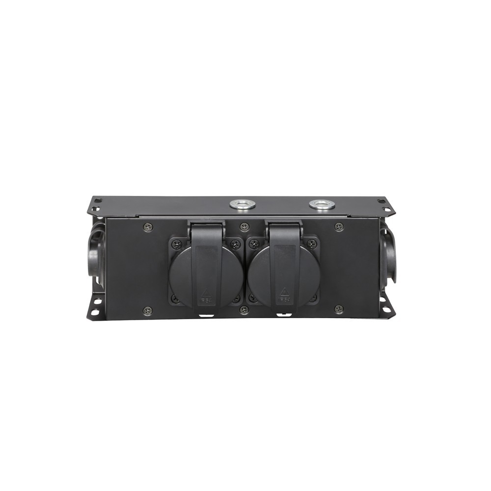 Adam Hall Cables PRO PORT 2 T Stromverteiler 2 x IP54 Schuko out & IP65 in/out