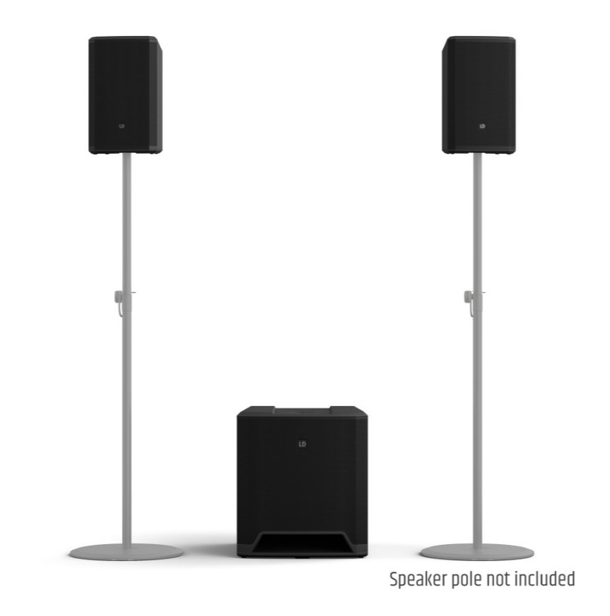LD Systems DAVE 15 G4X Kompaktes 2.1 PA-System aktiv