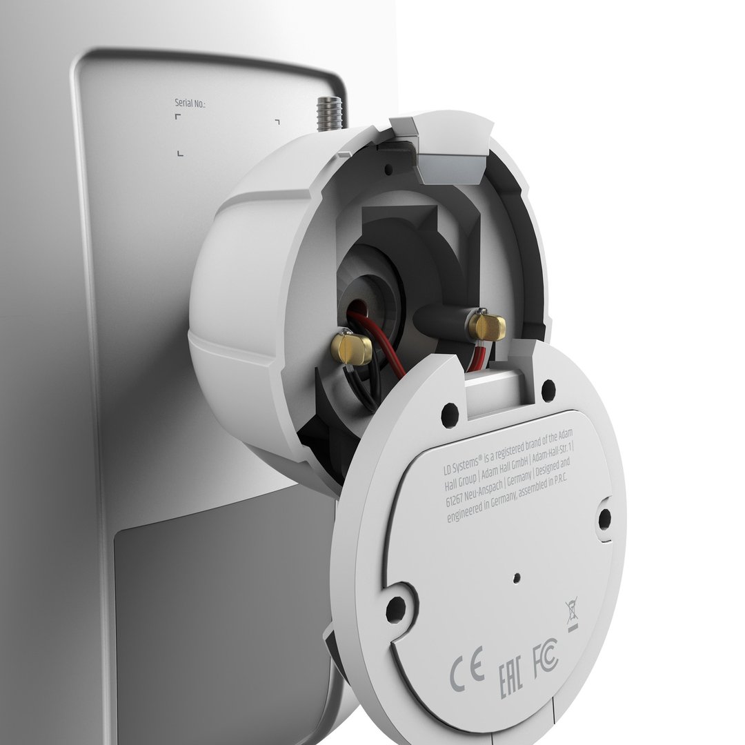 LD Systems DQOR 8 T W 8" Indoor/Outdoor 2-Wege-Installationslautsprecher passiv 16 Ohm, 70/100 V, sc