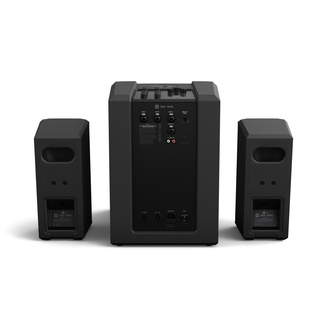 LD Systems DAVE 10 G4X Kompaktes 2.1 PA-System aktiv