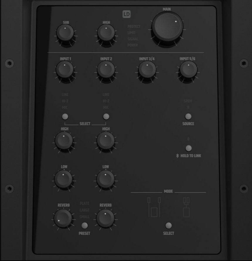 LD Systems DAVE 15 G4X Kompaktes 2.1 PA-System aktiv