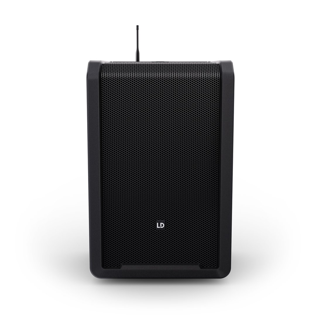 LD Systems ANNY® 10 BPH B5 10" Mobiler Bluetooth PA-Lautsprecher mit Akku, Mixer + 1x Headset-Mikro