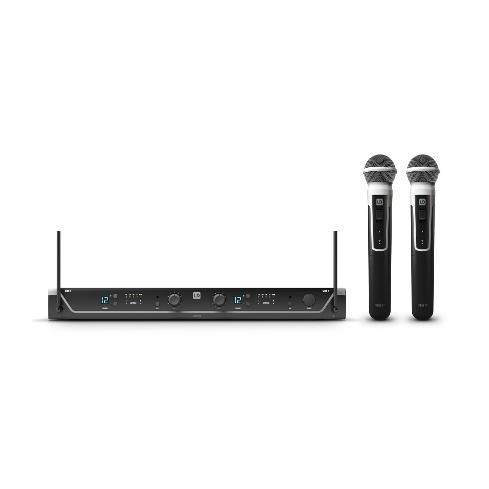 LD Systems U306 HHD 2 Dual - Funkmikrofon System mit 2 x Handmikrofon dynamisch