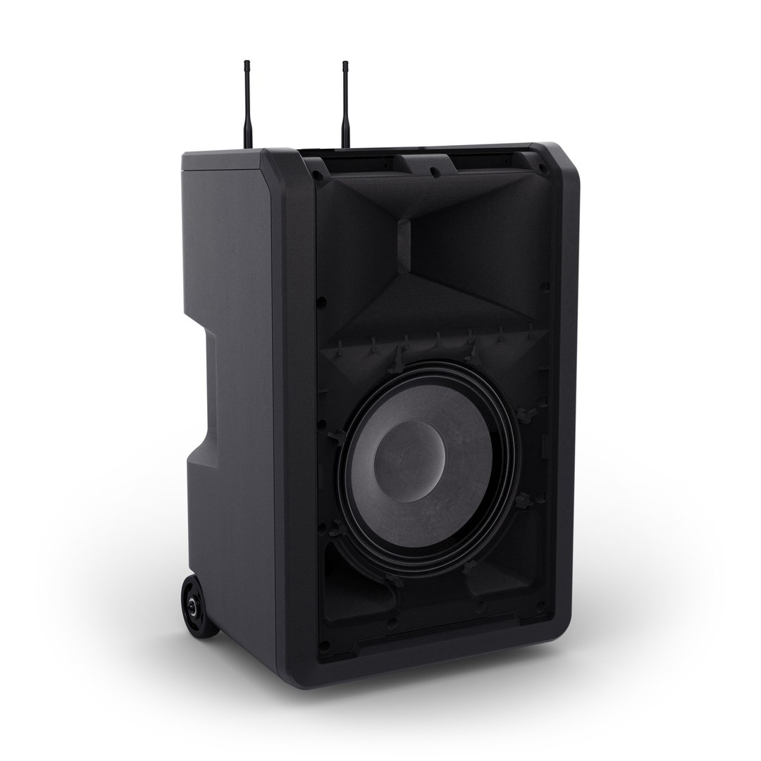 LD Systems ANNY® 10 HBH 2 B5 10" Mobiler Bluetooth® PA-Lautsprecher mit Akku, Mixer, 1x Funkmikrofon