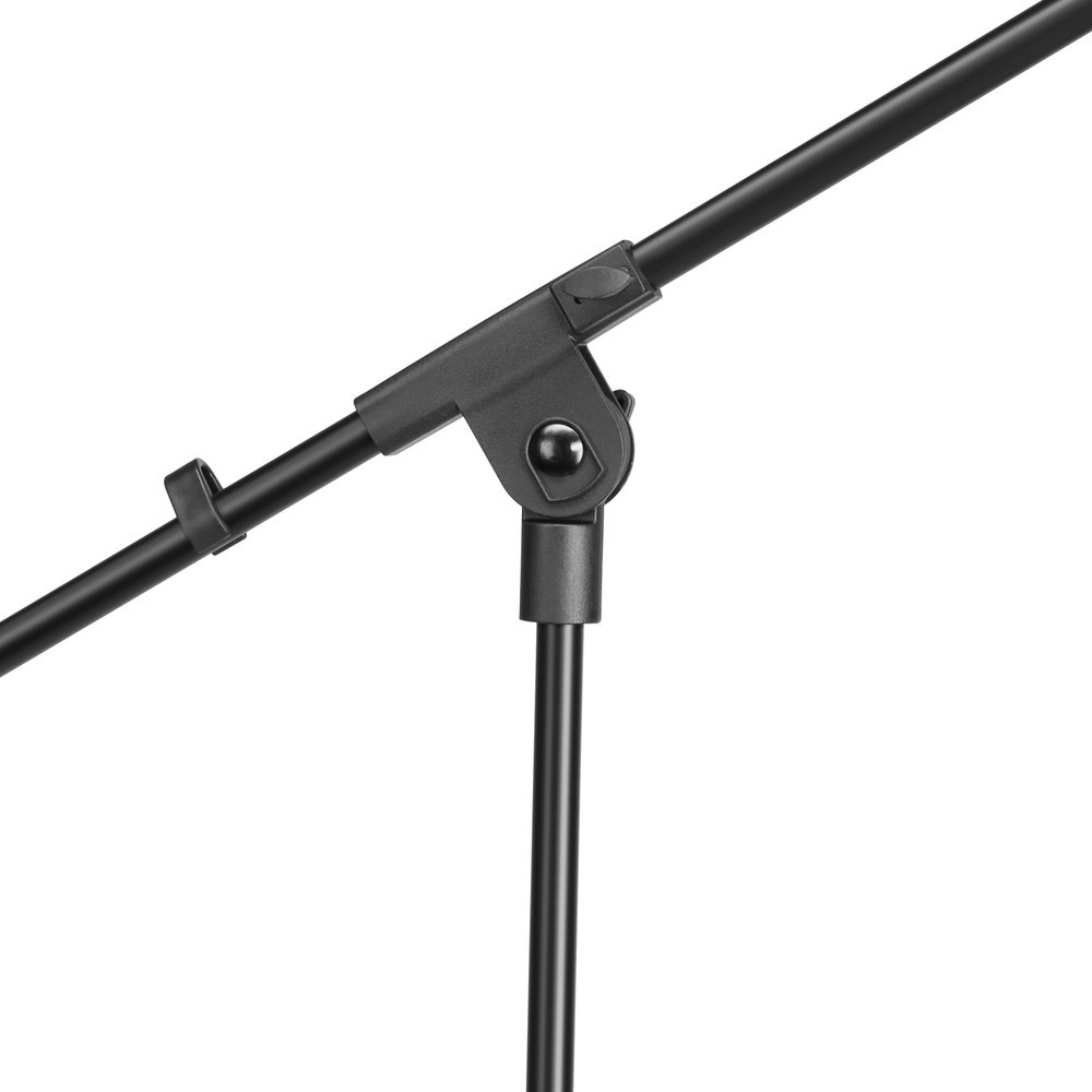 Adam Hall Stands S 5 BE Mikrofonständer mit Schwenkarm, Schwarz