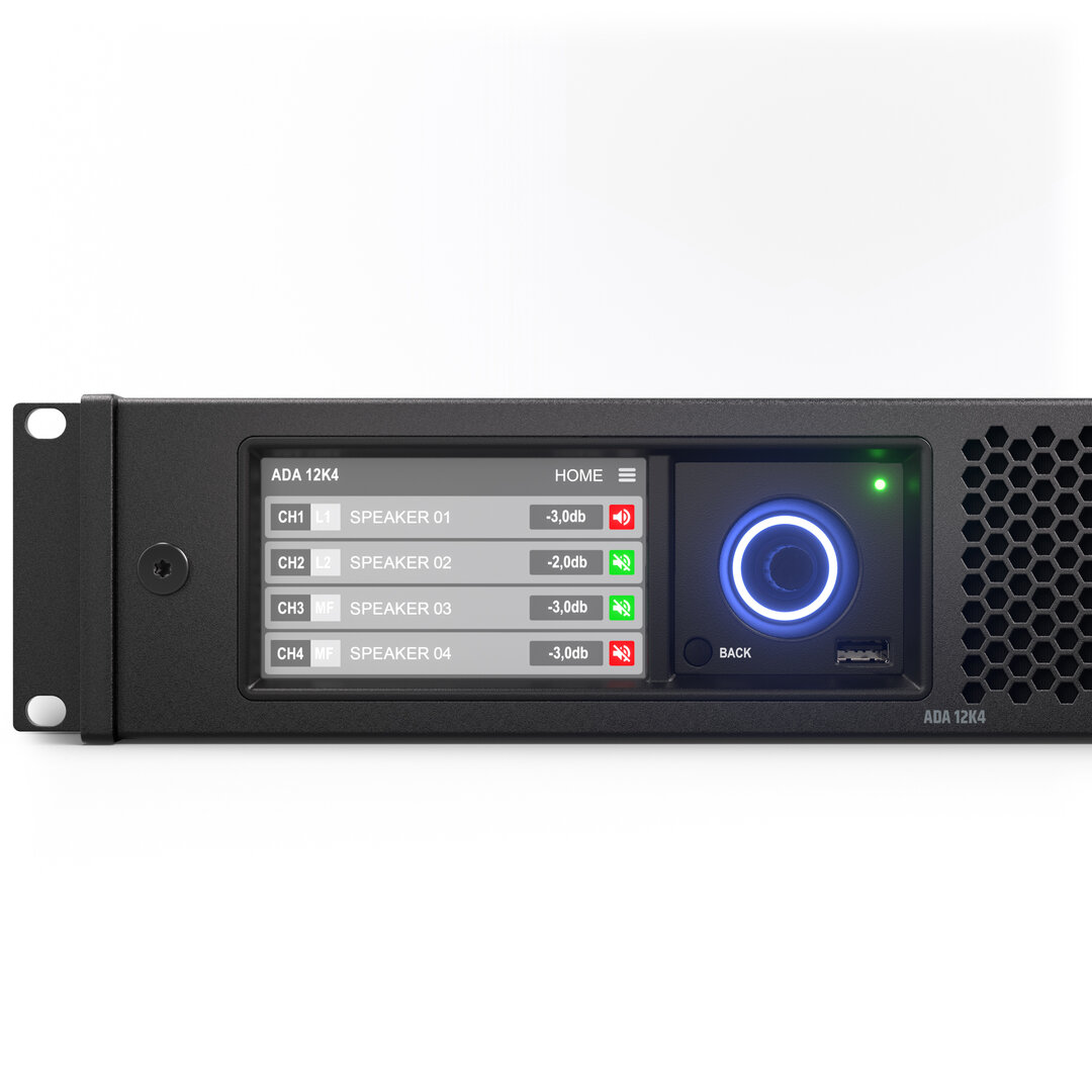 LD Systems ADA 12K4 4-Kanal Verstärker mit DSP & DANTE™