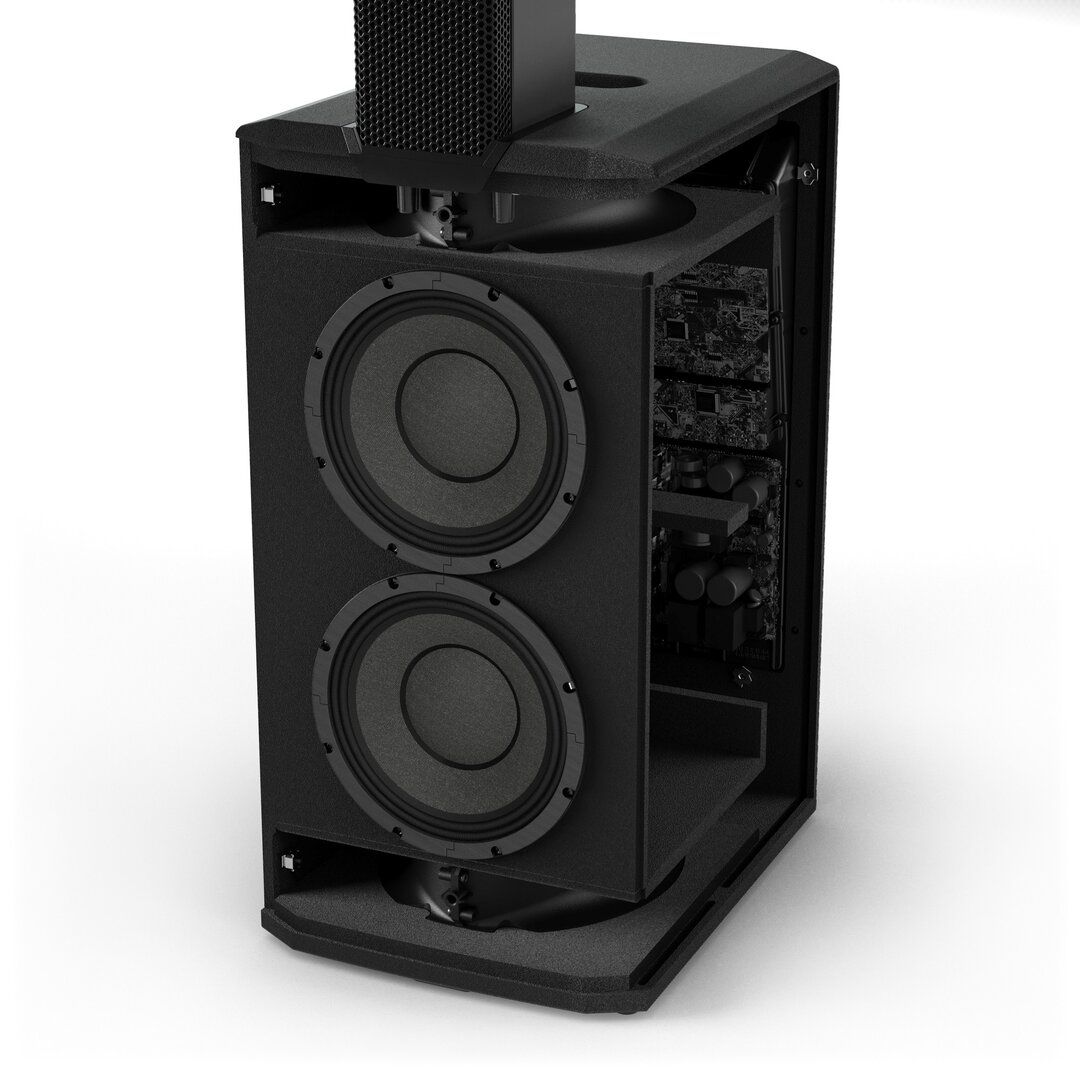 LD Systems MAUI 11 G3 MIX  Portables Cardioid Säulen PA System mit Digital-Mixer, schwarz