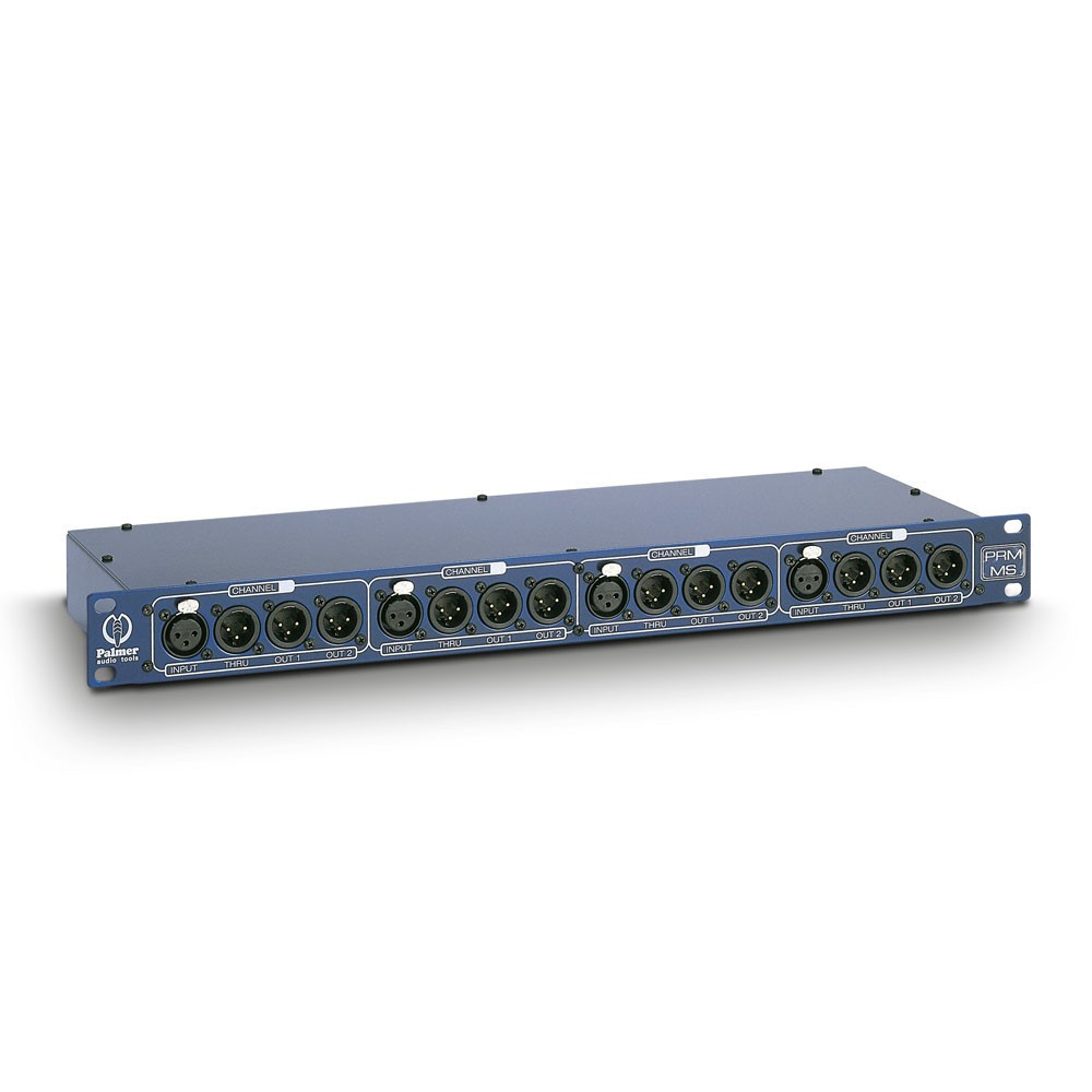 Palmer PRMMS Mikrofon Splitbox 4 Kanal